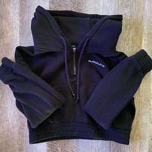 Never Been Worn Alphalete Crop 1/4 Zip Hoodie